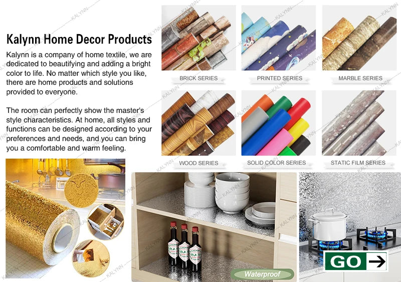 Gold Metal Self-Adhesive Wallpaper