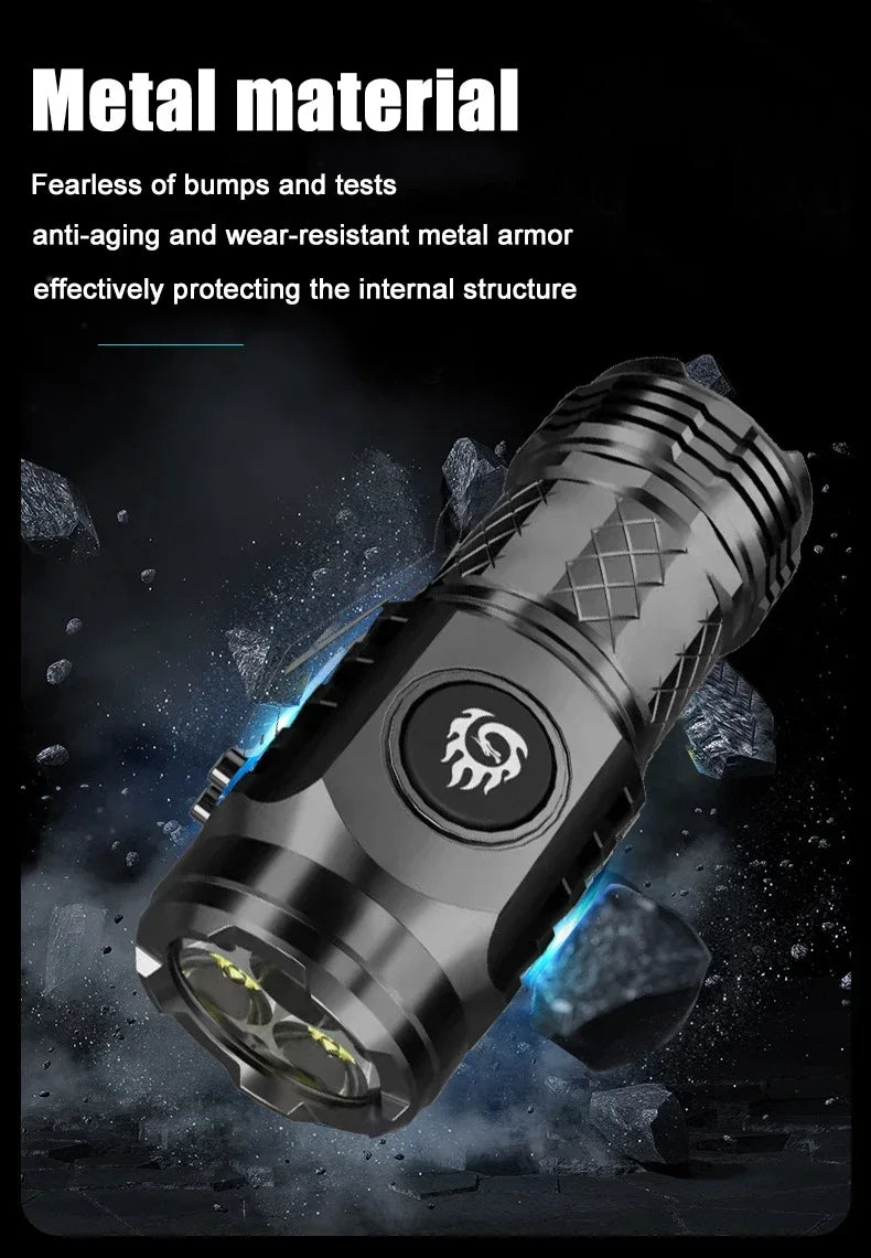 High-Quality LED Rechargeable Flashlight