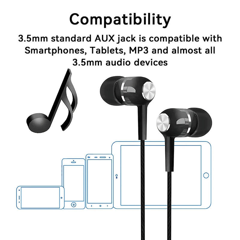 Wired Earphones HiFi Gaming Headset