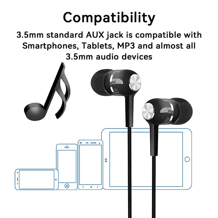 Wired Earphones HiFi Gaming Headset
