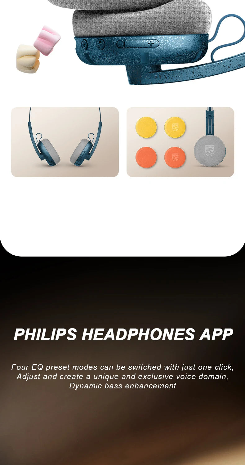 Philips TAH2000 Bluetooth Headphones