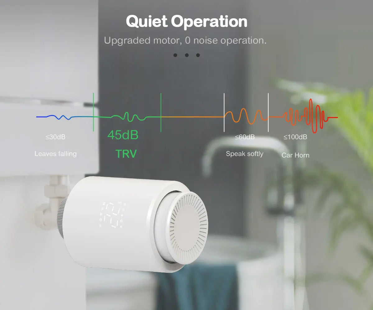Smart Thermostat TRV Valve – Zigbee/WiFi