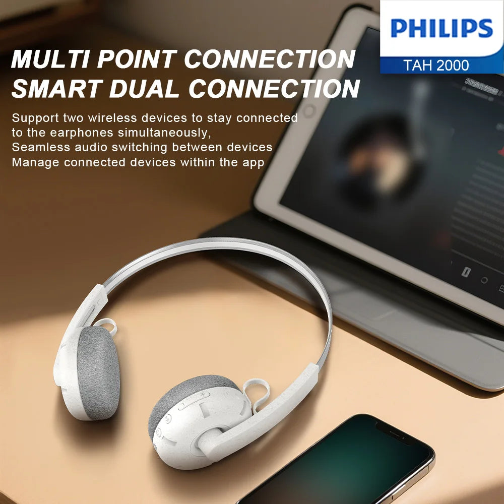 Philips TAH2000 Bluetooth Headphones