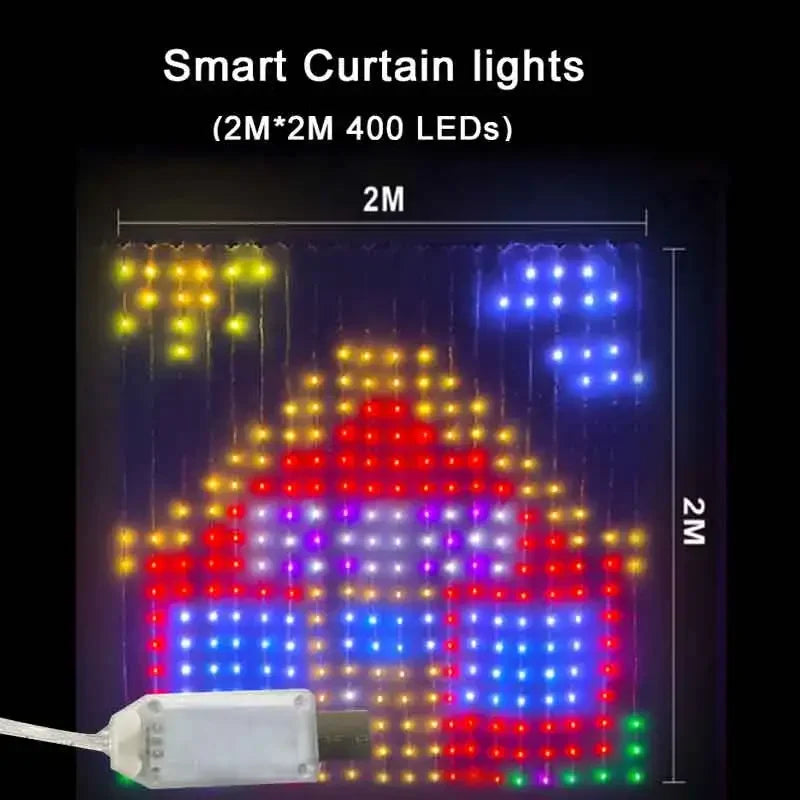 Smart RGB Curtain Lights