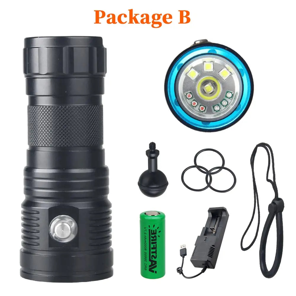 80W Underwater Dive Light
