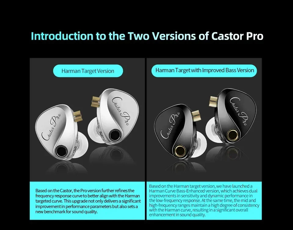 KZ Castor PRO HiFi Earphones