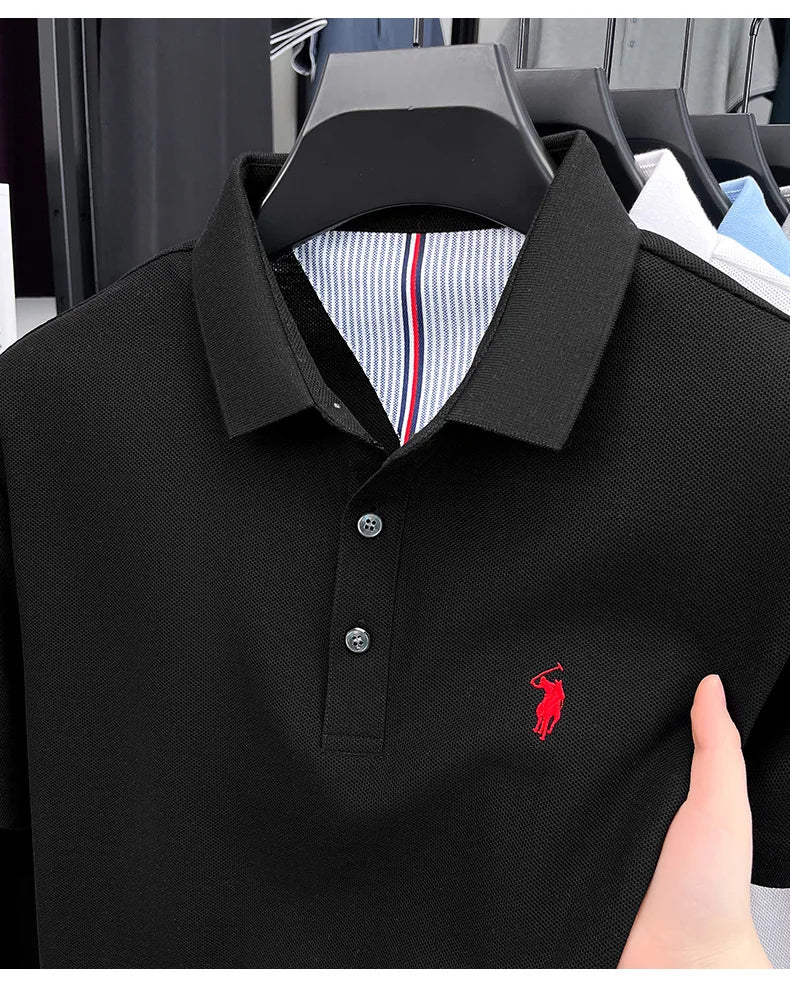 Men's Cotton Polo Shirt Embroidered
