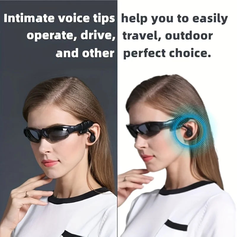 Smart Glasses Bluetooth Headphones Wireless