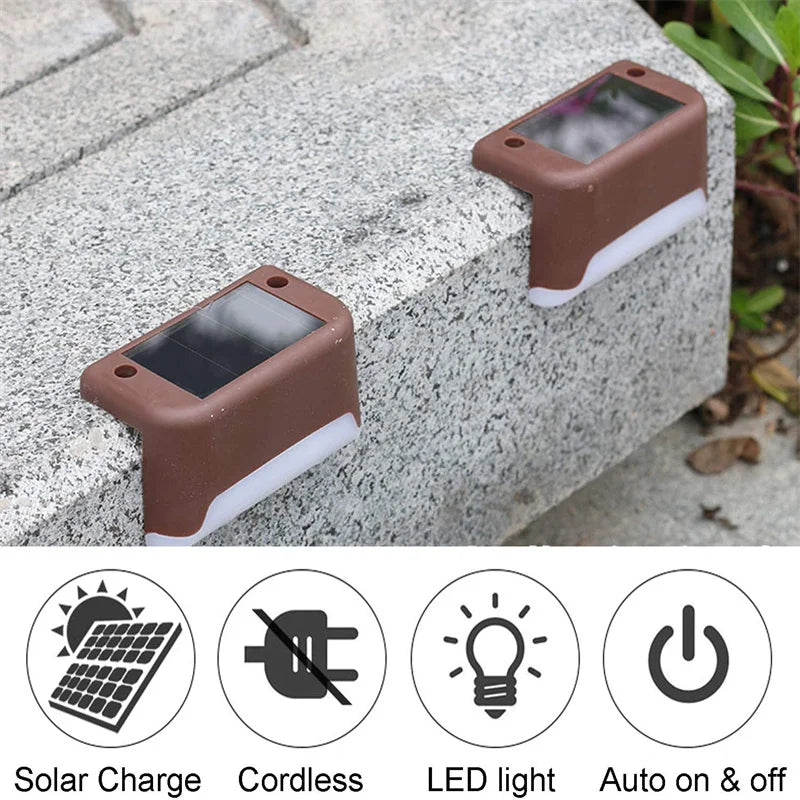Solar LED Deck Step Lights