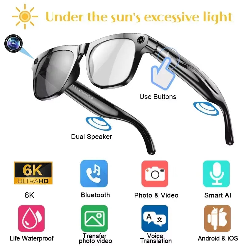 AI Smart Glasses 6K