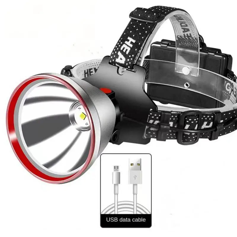 BORUiT 5000LM LED Rechargeable Headlamp