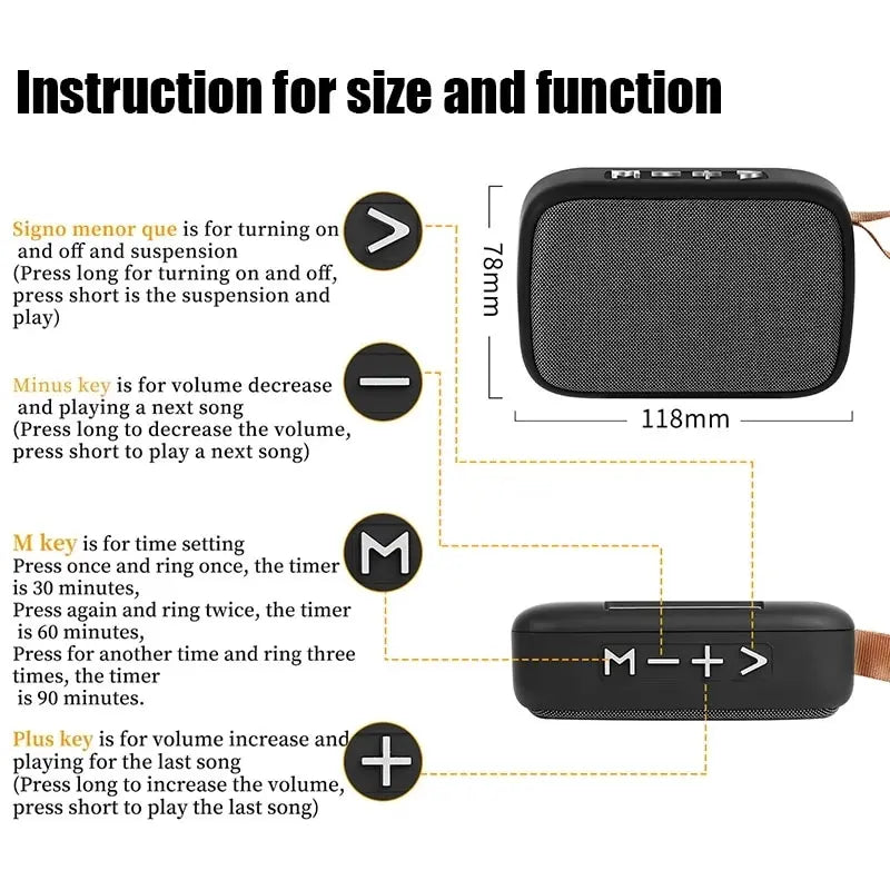 Portable Bluetooth 5.0 Outdoor Speaker