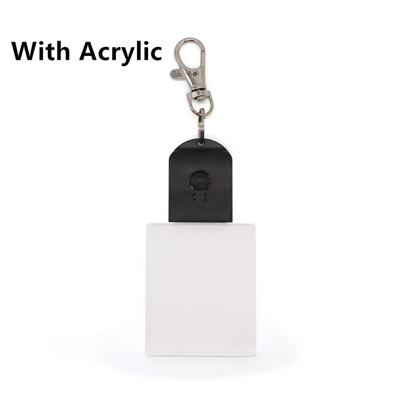 RGB Acrylic LED Keychain