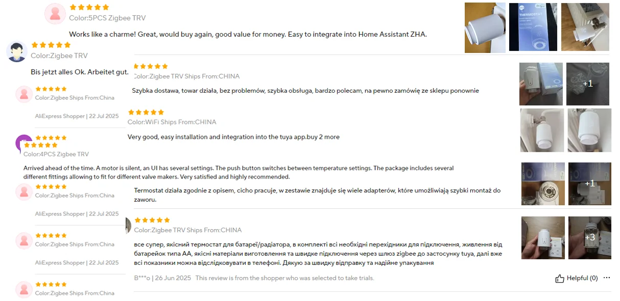 Smart Thermostat TRV Valve – Zigbee/WiFi