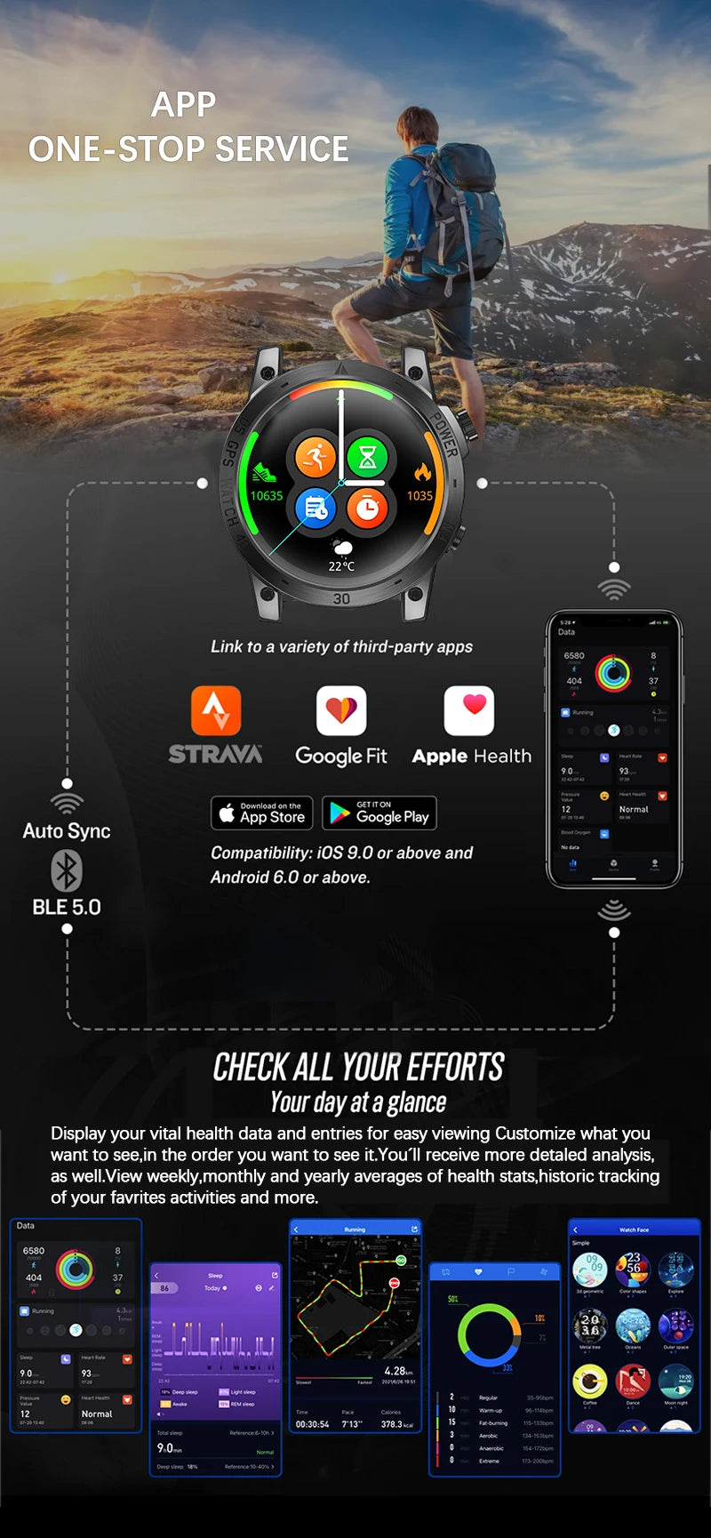New GPS Sport Smartwatch for Men