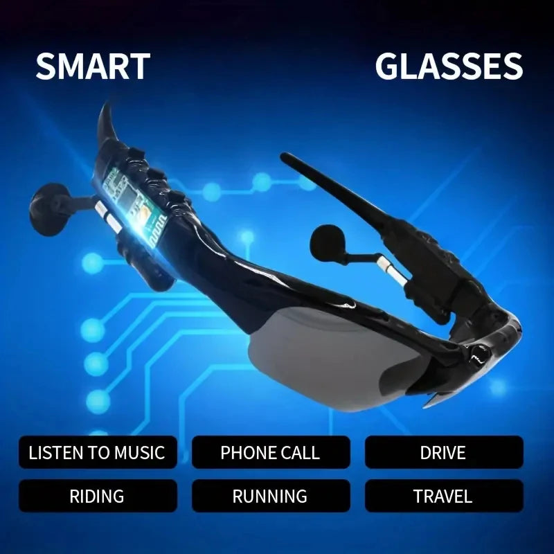 Smart Glasses Bluetooth Headphones Wireless