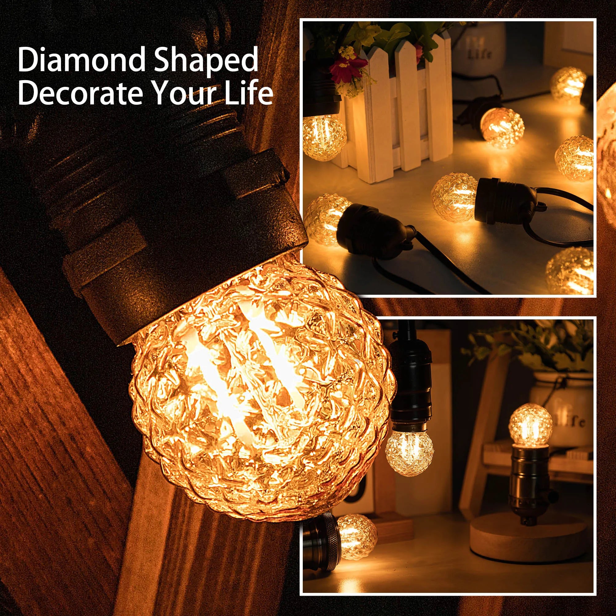 G40 Diamond LED Night Bulb