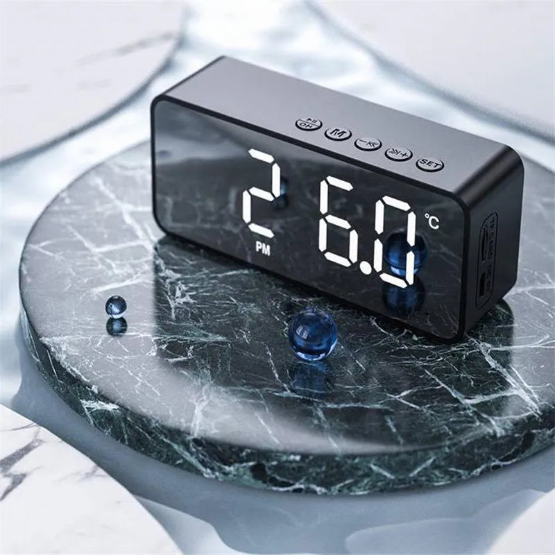 Portable Bluetooth Speaker Mini Alarm