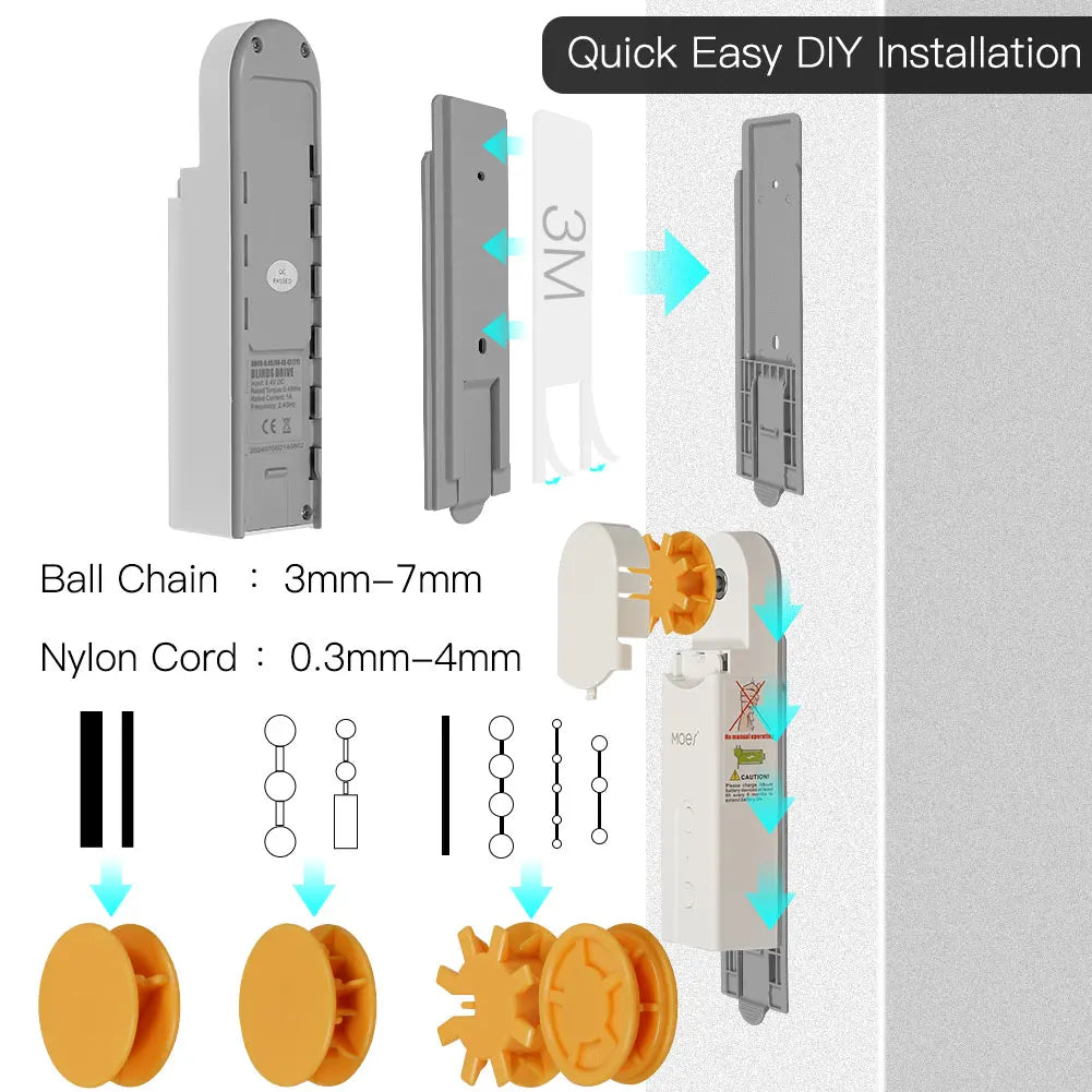 ZigBee Smart Motorized Roller Blinds
