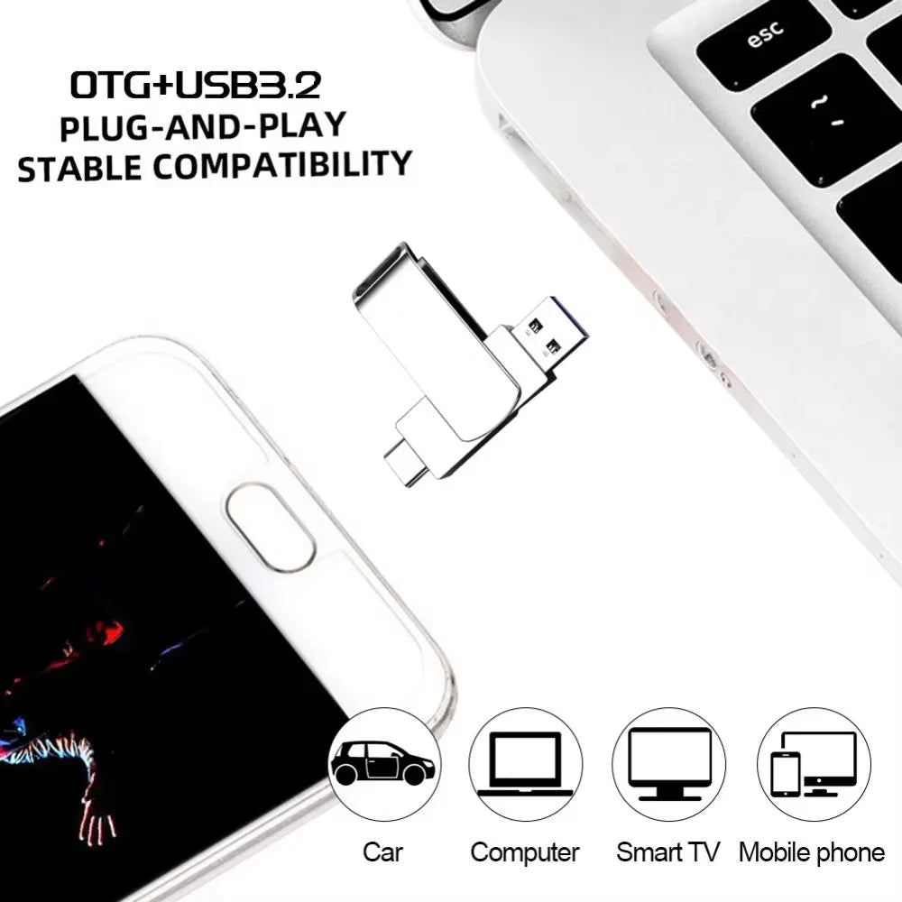 16TB USB 3.2 High-Speed Flash Drive