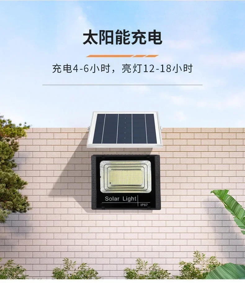 Outdoor Solar LED Flood Light – 50W–500W