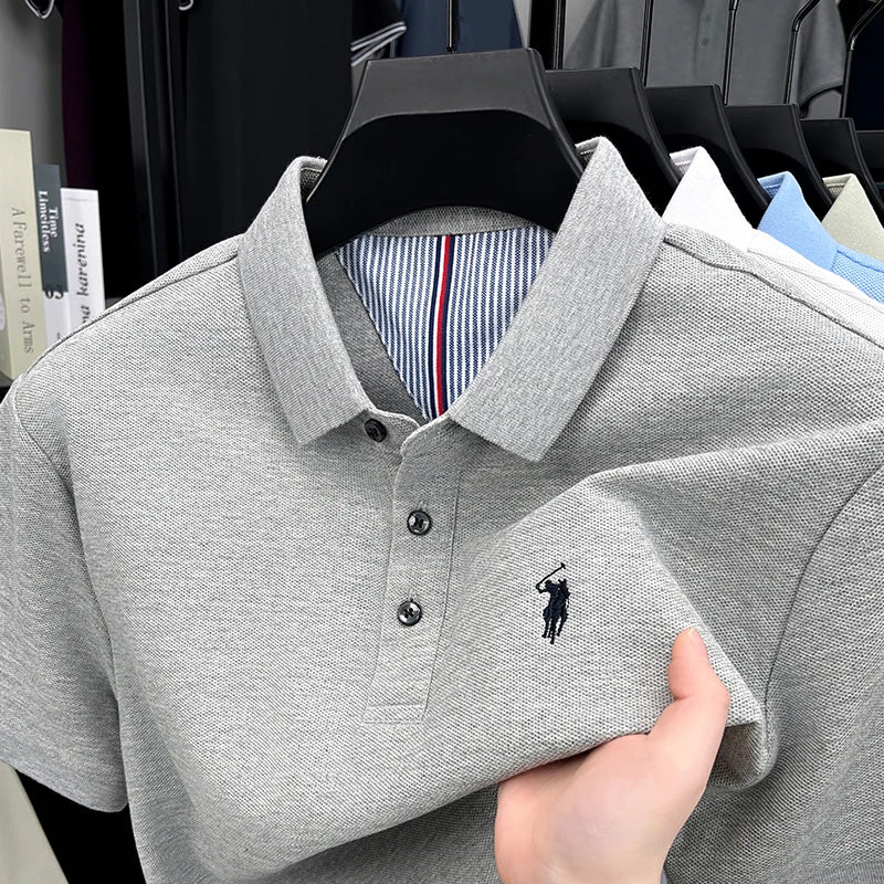 Men's Cotton Polo Shirt Embroidered
