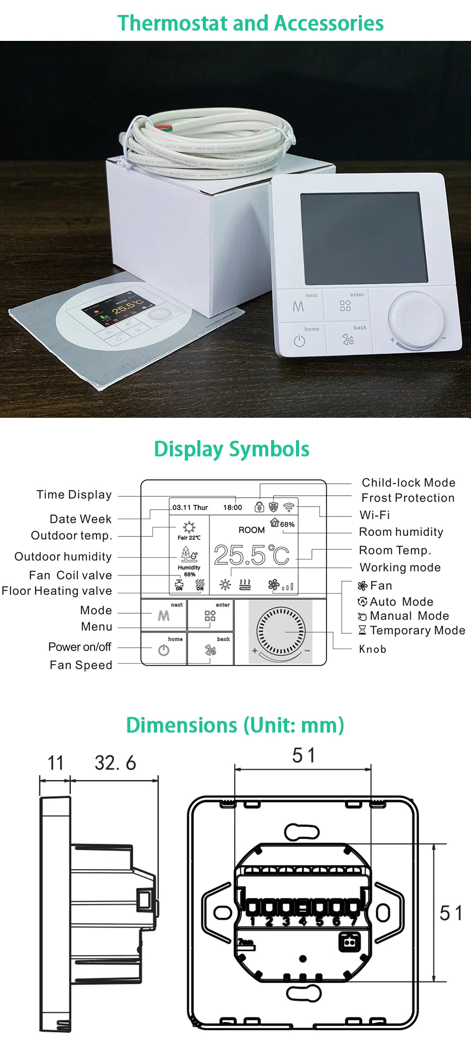 Smart Floor Heating Thermostat