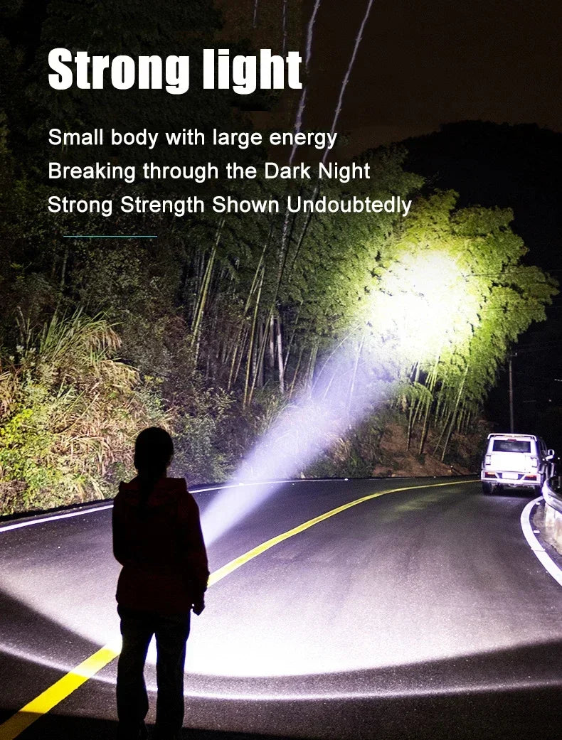 High-Quality LED Rechargeable Flashlight