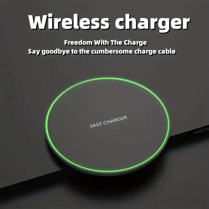 Wireless Charger for iPhone & Samsung