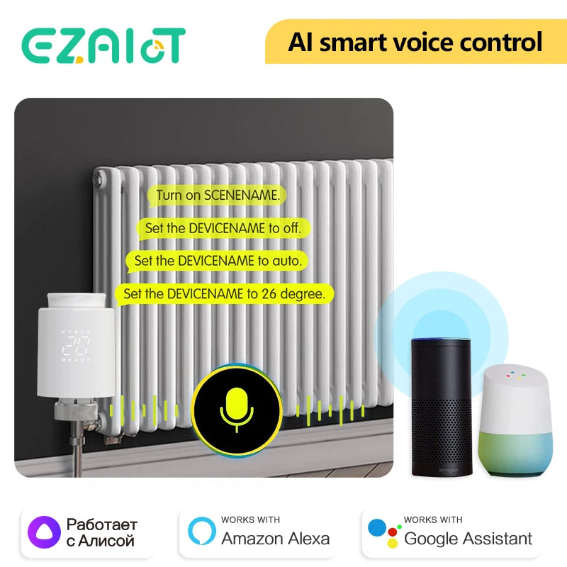 Smart Thermostat TRV Valve – Zigbee/WiFi