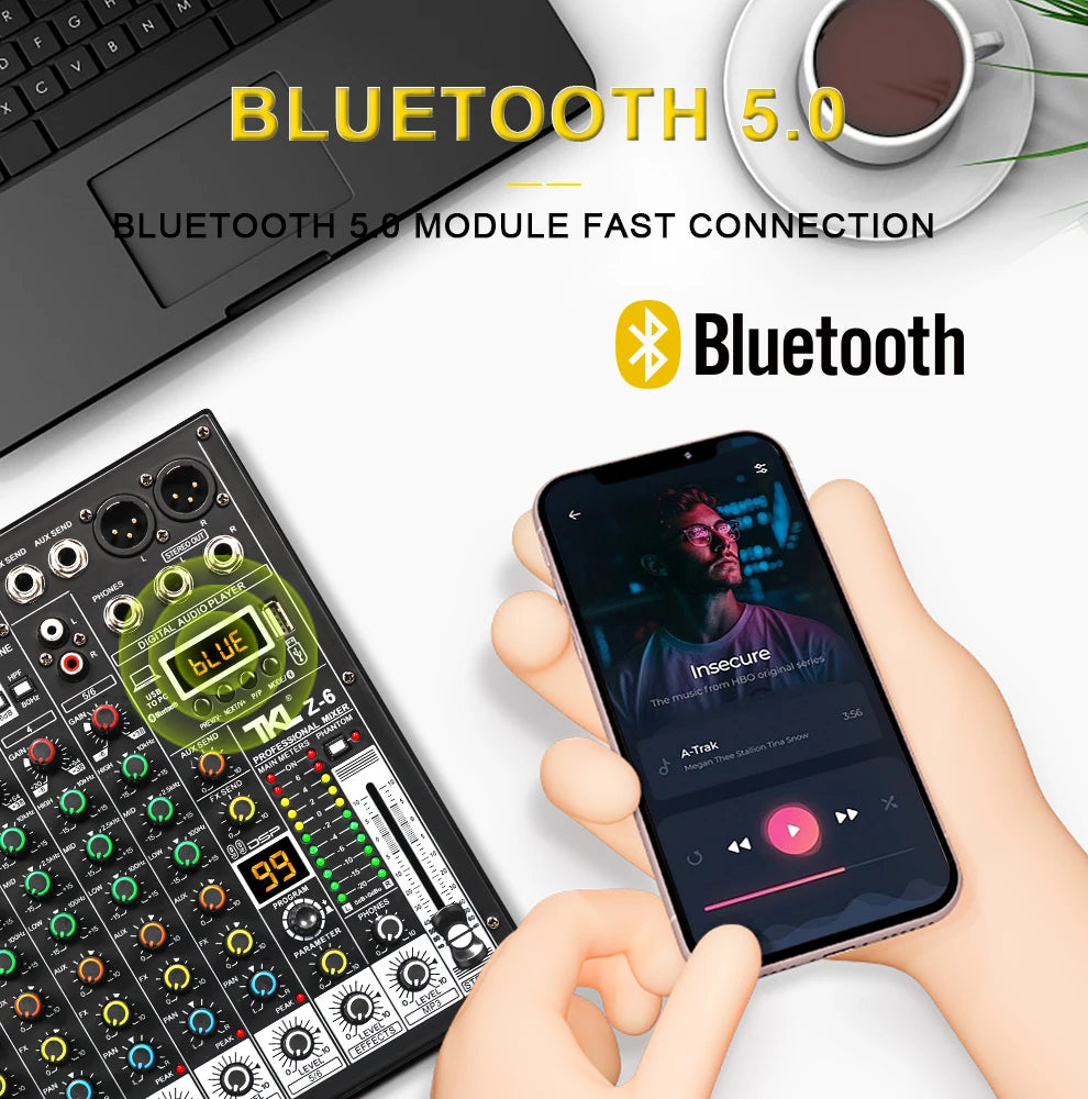 Bluetooth Karaoke Mixer