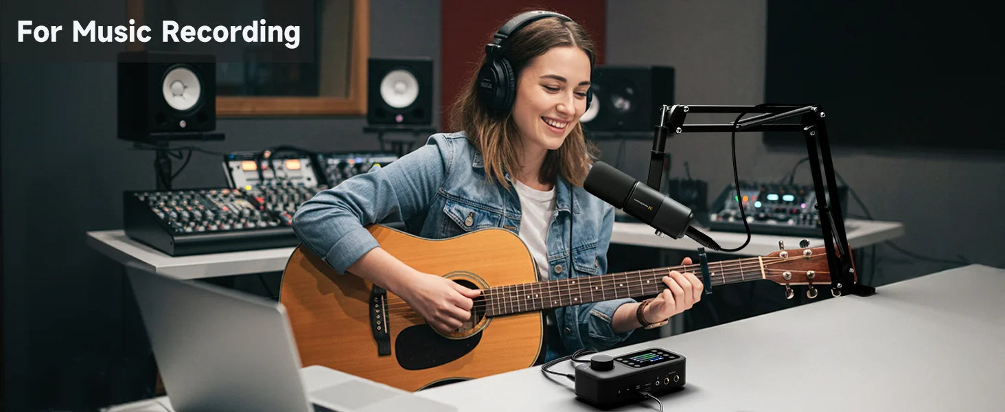 Professional USB XLR Dynamic Microphone