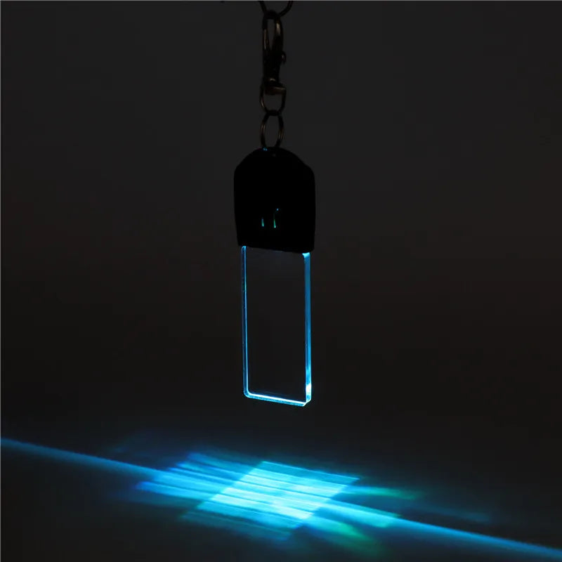 RGB Acrylic LED Keychain