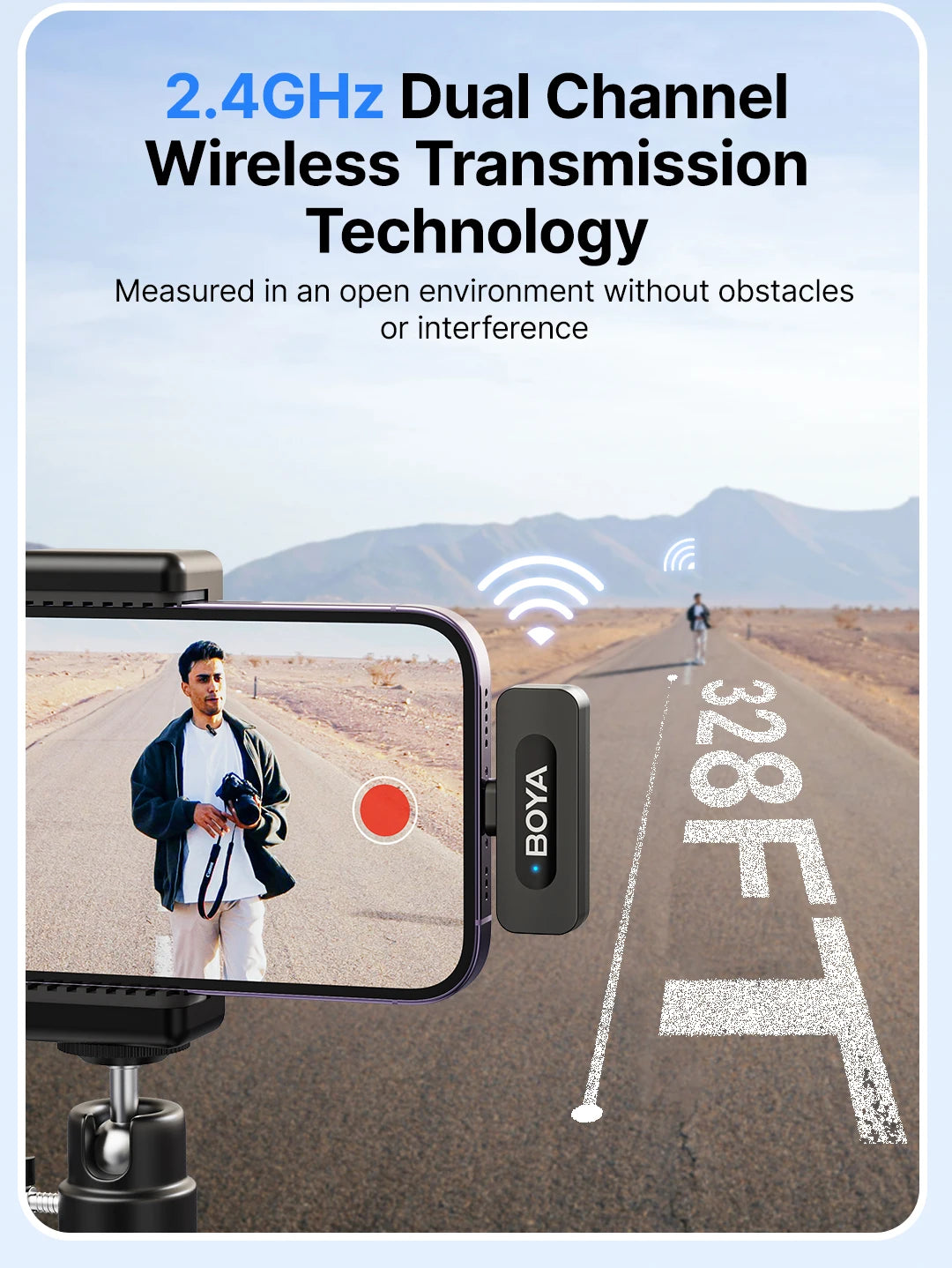 BOYA Wireless Lavalier Microphone System
