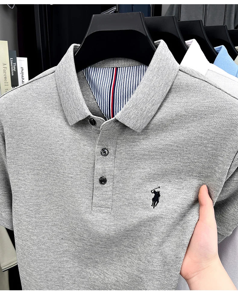 Men's Cotton Polo Shirt Embroidered