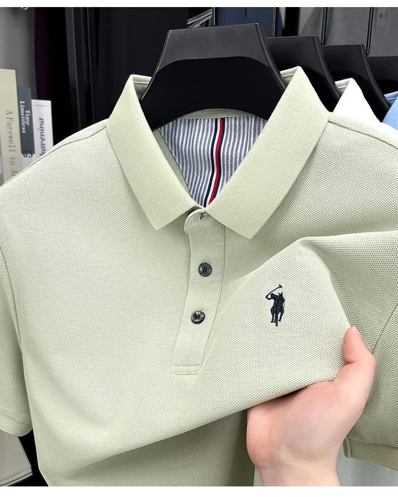 Men's Cotton Polo Shirt Embroidered