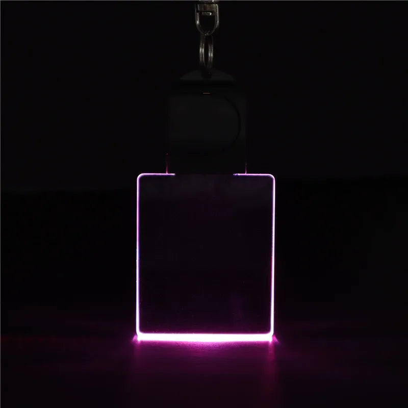 RGB Acrylic LED Keychain