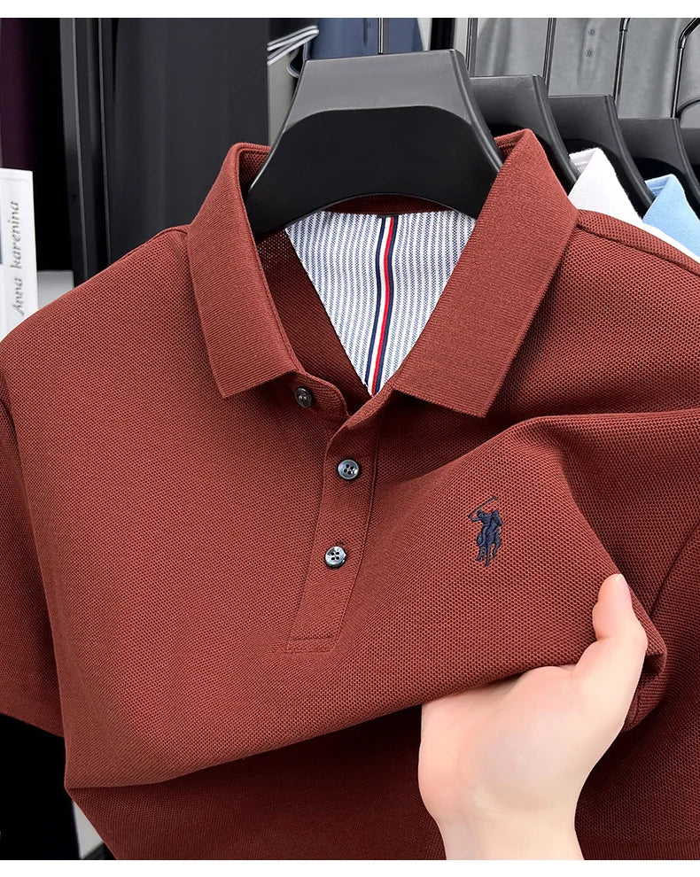 Men's Cotton Polo Shirt Embroidered