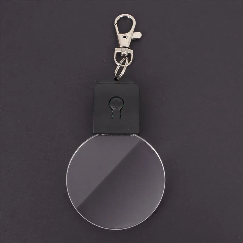RGB Acrylic LED Keychain