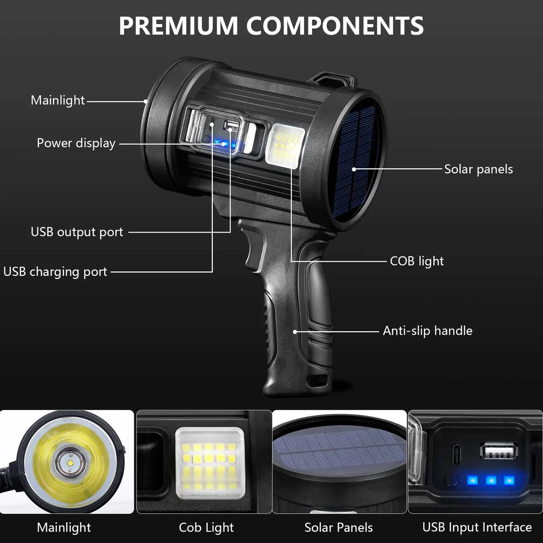 Rechargeable Hunting Spotlight