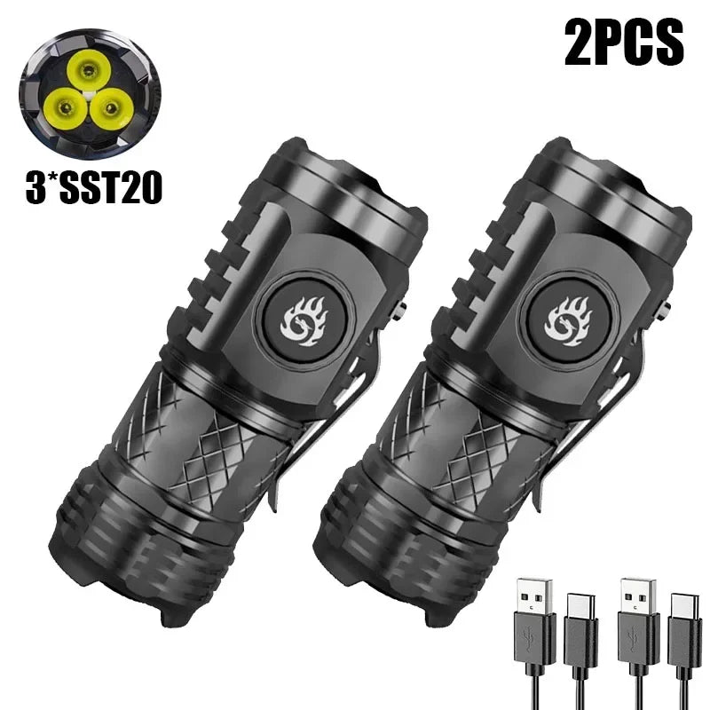 High-Quality LED Rechargeable Flashlight