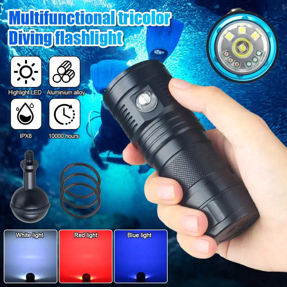 80W Underwater Dive Light