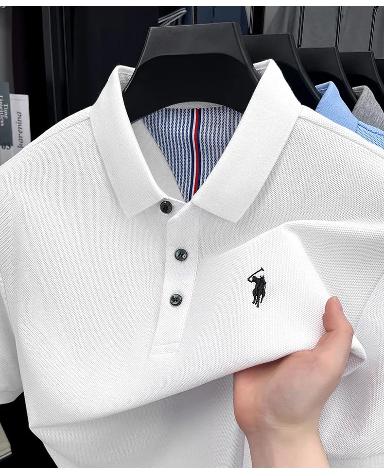 Men's Cotton Polo Shirt Embroidered