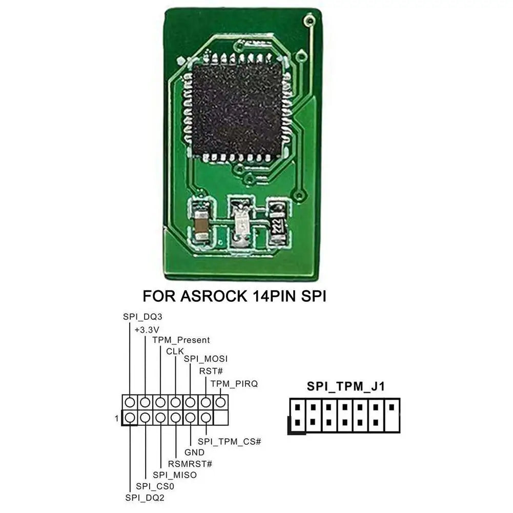TPM 2.0 Security Module 14Pin