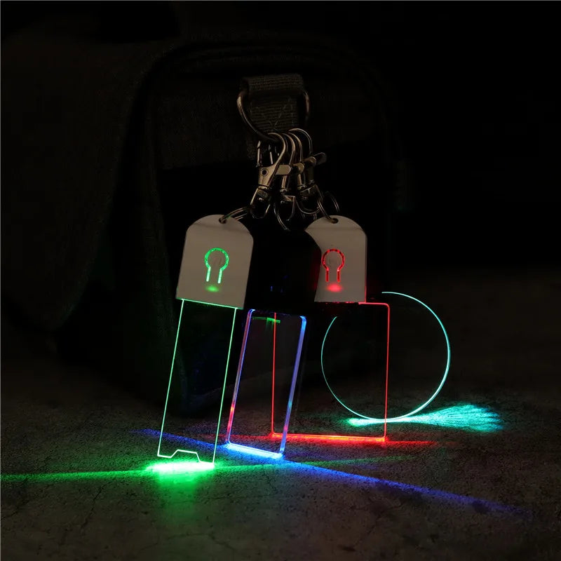 RGB Acrylic LED Keychain