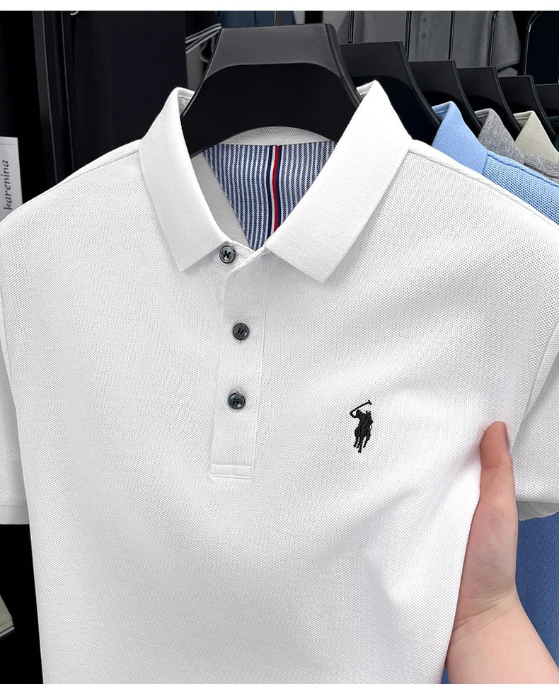 Men's Cotton Polo Shirt Embroidered
