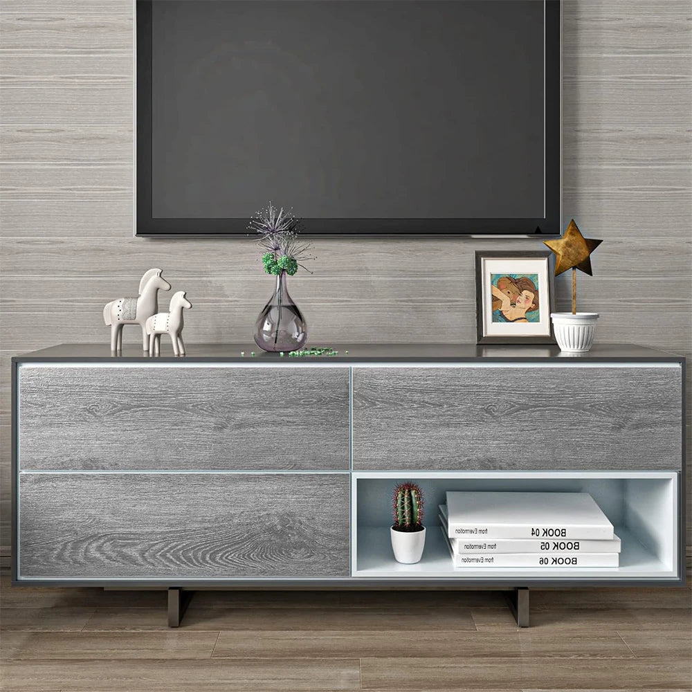 Gray/Yellow Wood Grain Peel & Stick Wallpaper