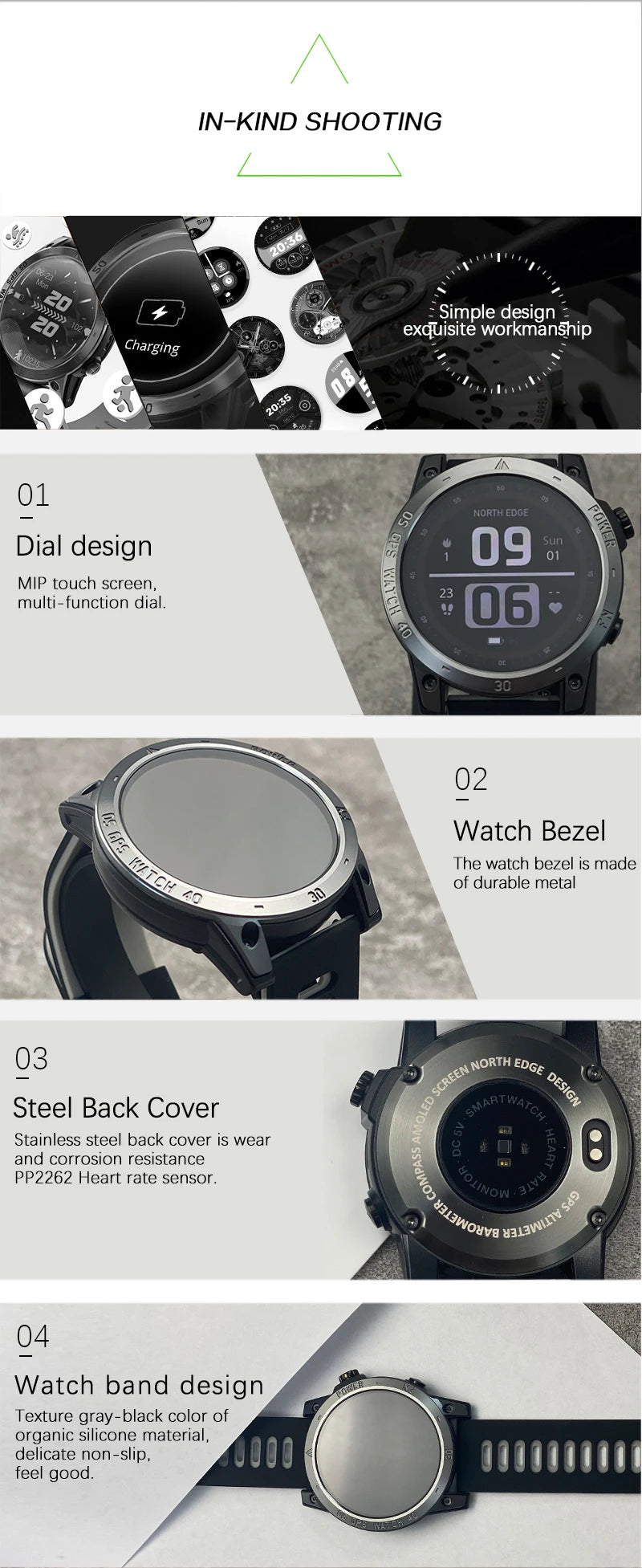 New GPS Sport Smartwatch for Men