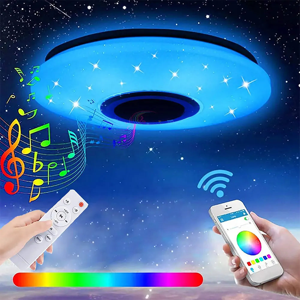 LED Ceiling Light Smart Bluetooth Speaker