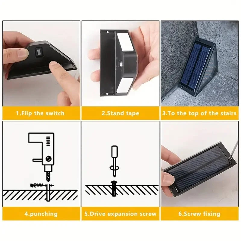 LED Solar Step Lights
